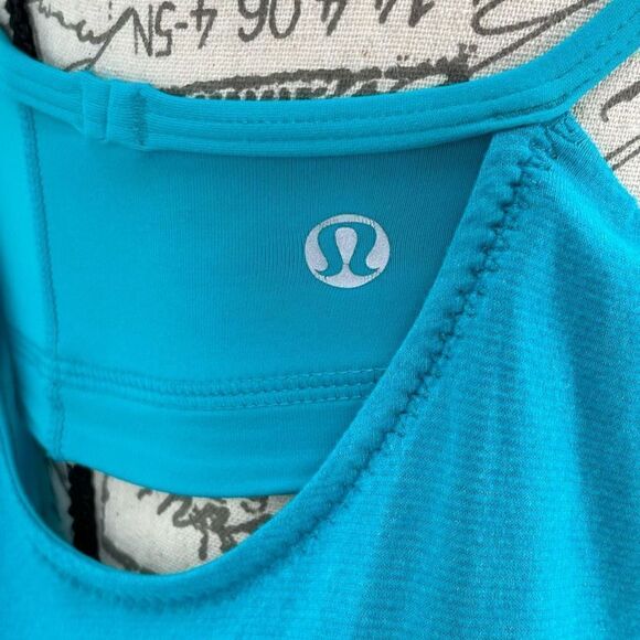 Lululemon No Limits Tank Angel Blue Size 4 - Picture 6 of 9